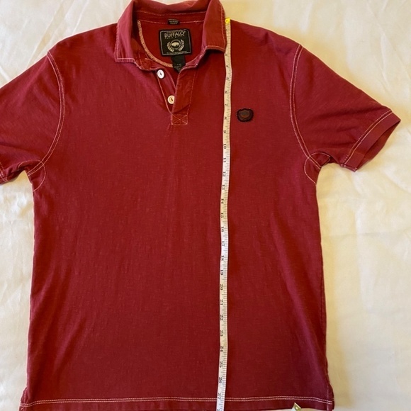 Buffalo David Bitton-Brick Red-Polo‎ Shirt-Size Large - Picture 5 of 9